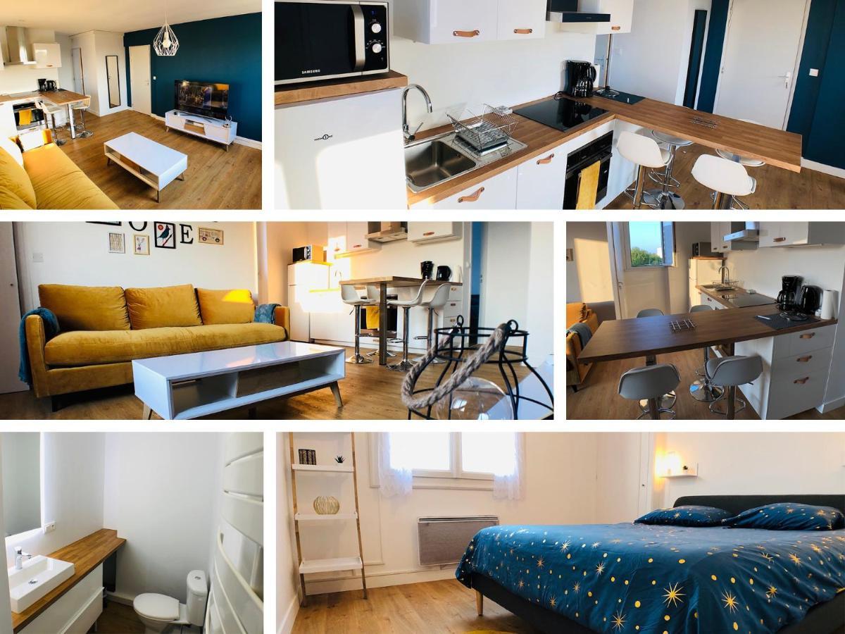 Charmant Appartement 1-4 Personnes, Proche Centre Avec Parking Nantes Ngoại thất bức ảnh
