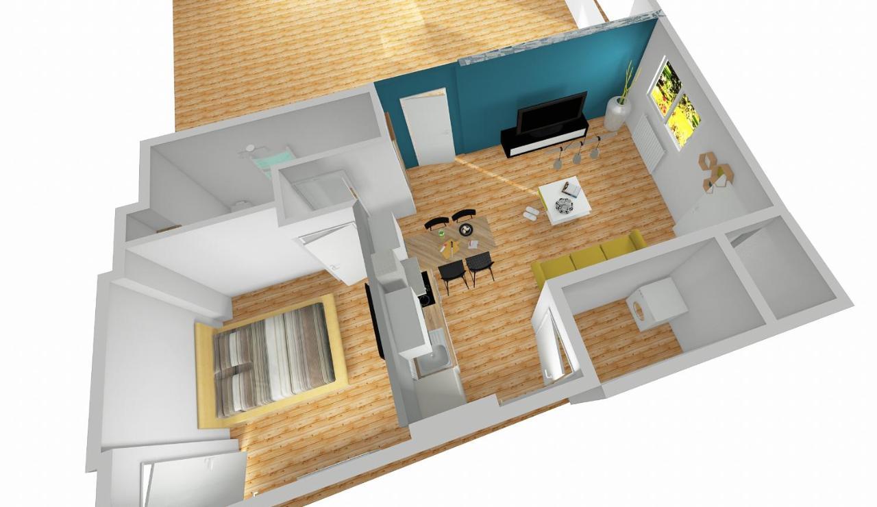 Charmant Appartement 1-4 Personnes, Proche Centre Avec Parking Nantes Ngoại thất bức ảnh