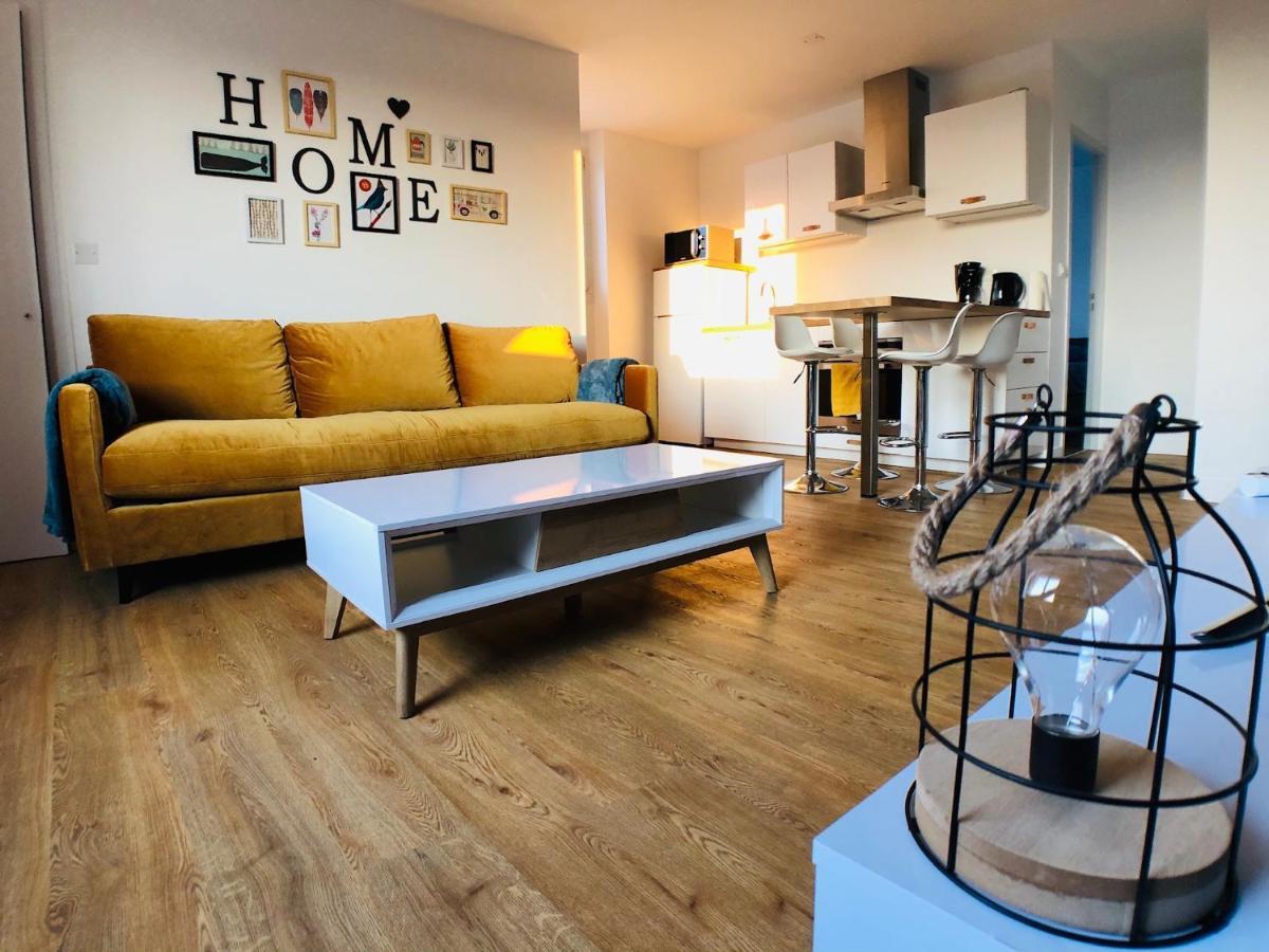 Charmant Appartement 1-4 Personnes, Proche Centre Avec Parking Nantes Ngoại thất bức ảnh