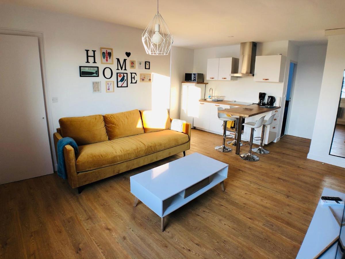 Charmant Appartement 1-4 Personnes, Proche Centre Avec Parking Nantes Ngoại thất bức ảnh